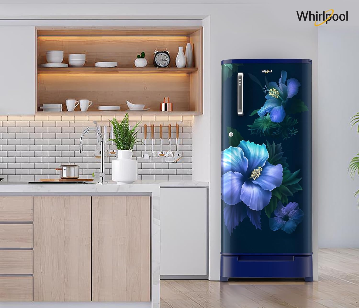 Whirlpool 184 L 5 Star Direct-Cool Single Door Refrigerator (205 WDE ROY 5S) with IntelliSense Inverter Compressor – Energy Efficient & Stylish